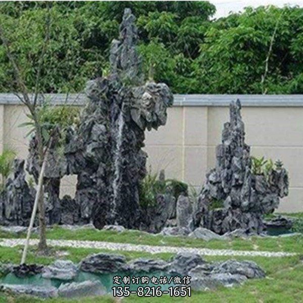 公園庭院景色點綴裝飾假山景觀大英石（5）