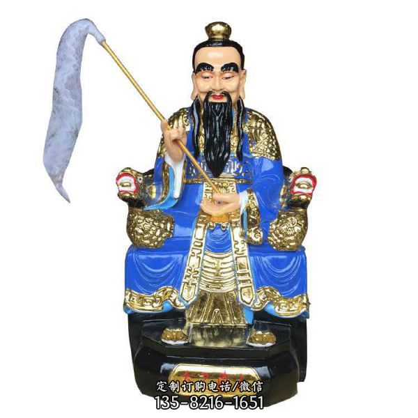寺廟玻璃鋼彩繪大型景觀神佛雕塑擺件（3）