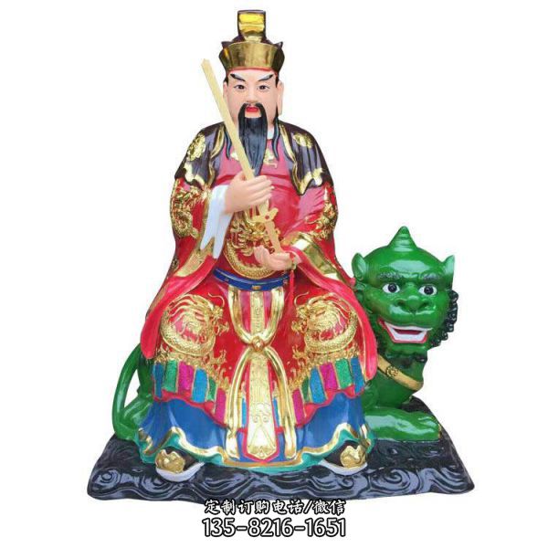 寺廟玻璃鋼彩繪大型景觀神佛雕塑擺件（4）