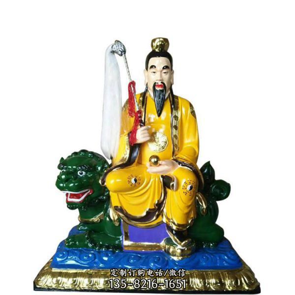 寺廟玻璃鋼彩繪大型景觀神佛雕塑擺件（1）
