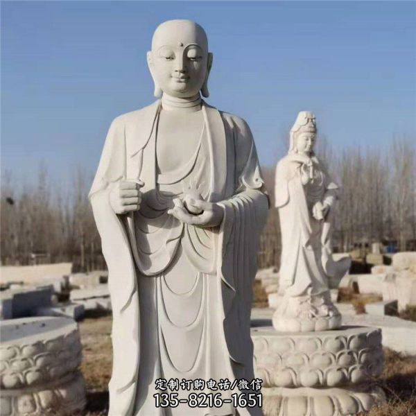 公園人物雕塑仿古漢白玉石獅子（3）