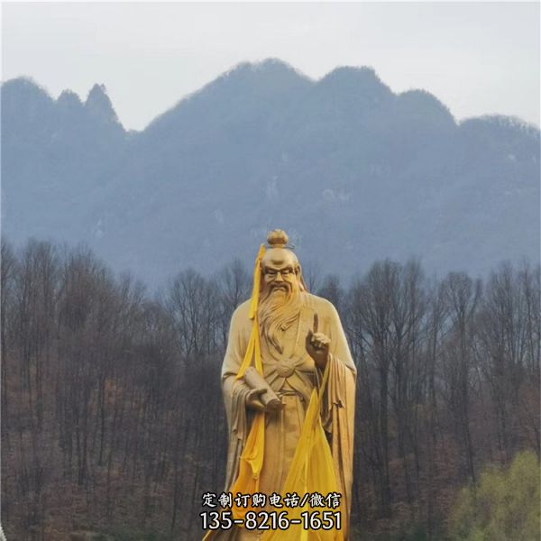   玻璃鋼仿銅景觀景區(qū)雕塑古代人物雕塑（2）