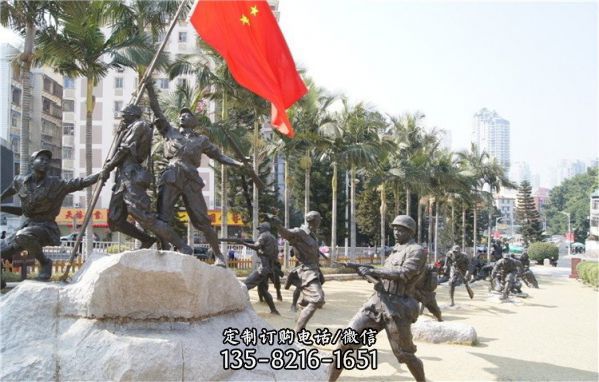 民俗文化雕塑玻璃鋼仿銅戶外園林景觀人物雕塑（1）