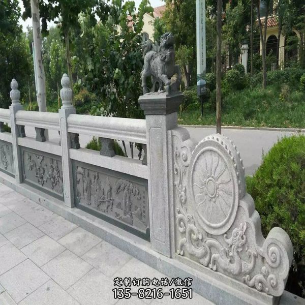 公園景區裝飾花崗巖防護石欄桿多種造型（2）
