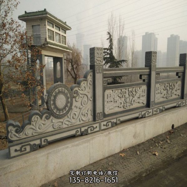 公園景區裝飾花崗巖防護石欄桿多種造型（3）