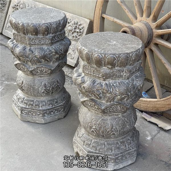 庭院青石中式盆景花架 （3）