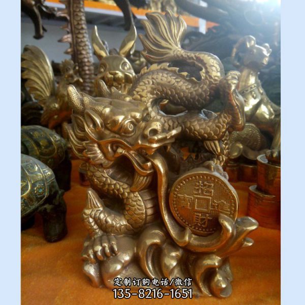 純銅12生肖擺件小號銅工藝品 雕塑（3）