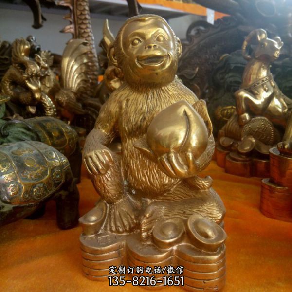 純銅12生肖擺件小號銅工藝品 雕塑（1）