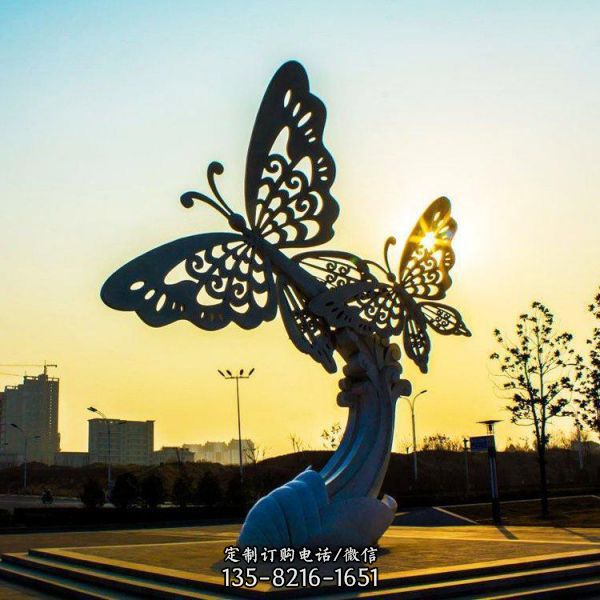 城市雕塑不銹鋼抽象創(chuàng)意景觀擺件（1）