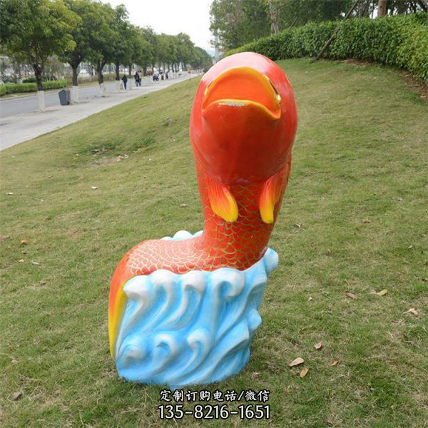 公園擺件玻璃鋼卡通海洋動物雕塑造型（2）