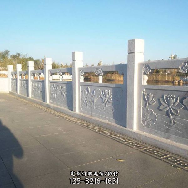 戶外公園大型石雕欄桿欄板雕塑（1）