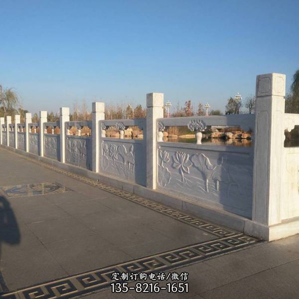 戶外公園大型石雕欄桿欄板雕塑（5）