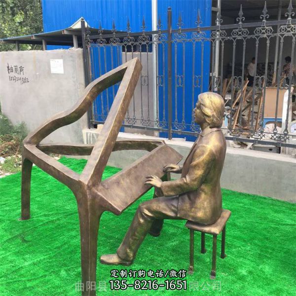 園林景觀小品擺件音樂人物雕塑（4）