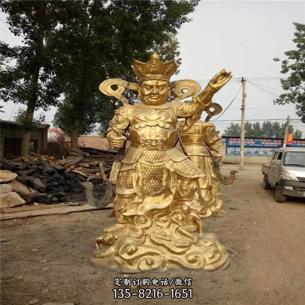 景區寺廟銅雕大型佛像四大天王雕塑（5）