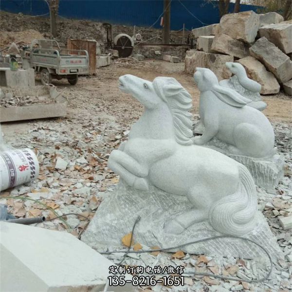 公園大理石仿古生肖動物擺件 （5）