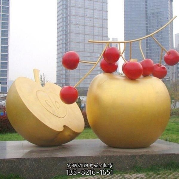 廣場大型景觀不銹鋼抽象創意雕塑（1）