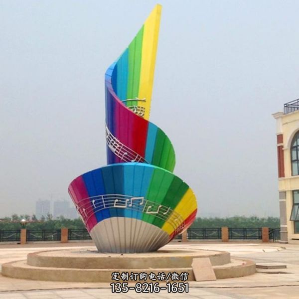 廣場大型景觀不銹鋼抽象創意雕塑（4）