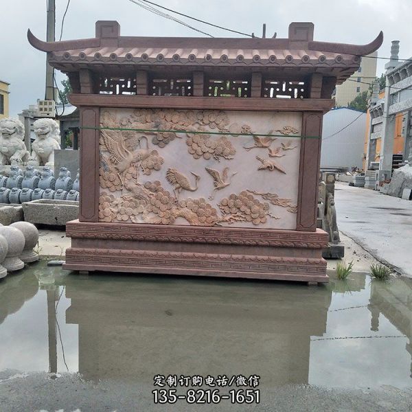庭院戶外浮雕中式影壁壁畫(huà)雕塑