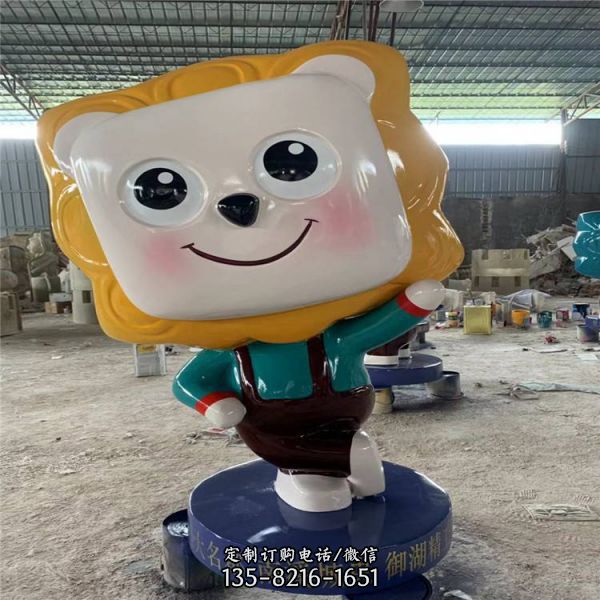 售樓部擺放玻璃鋼卡通人物公仔擺件雕塑（4）