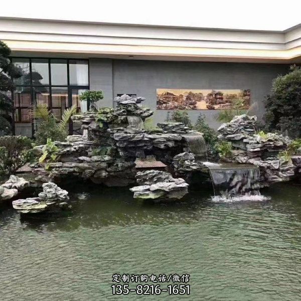 庭院園林室外造景假山流水水景觀石（1）
