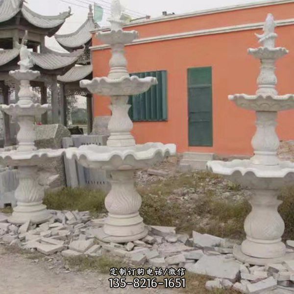 石雕歐式戶外園林大型 噴泉雕塑（5）