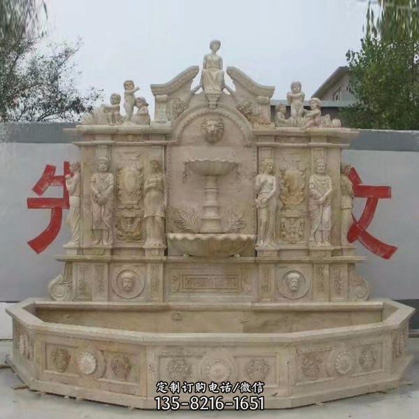 石雕歐式戶外園林大型 噴泉雕塑（4）