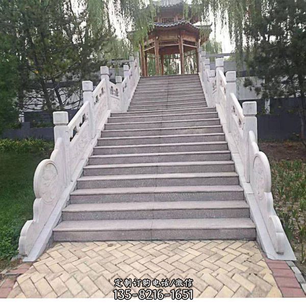 大理石石雕浮雕護欄圍欄園林景觀裝飾雕塑（5）