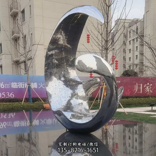 戶外廣場水景不銹鋼創(chuàng)意景觀擺件