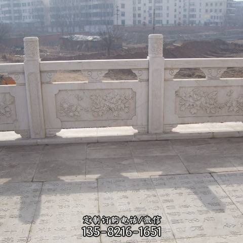 景區護城河漢白玉防護石欄桿（1）