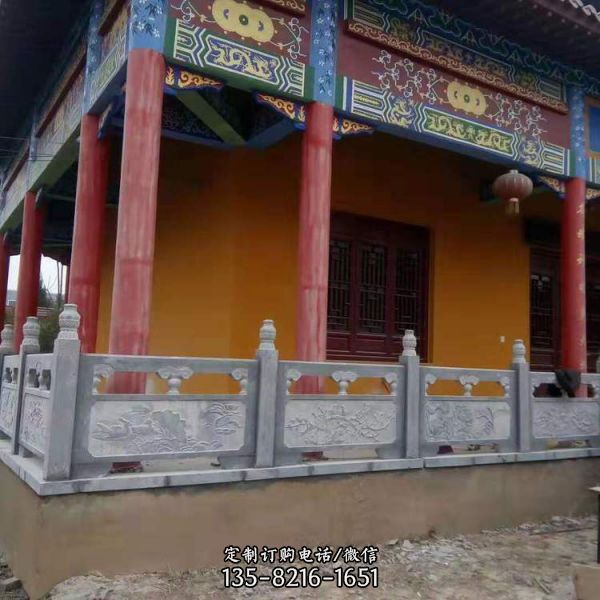 景區護城河漢白玉防護石欄桿（3）