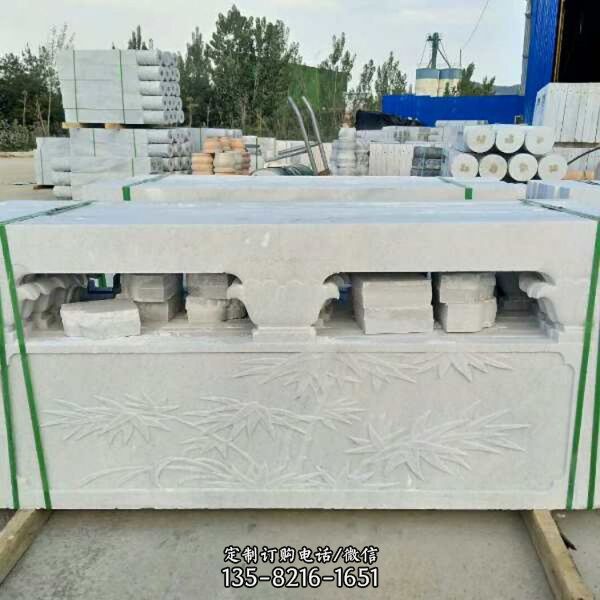 古建大理石石雕園林景觀護(hù)欄雕塑（1）
