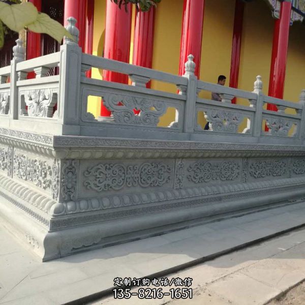 古建大理石石雕園林景觀護(hù)欄雕塑（3）
