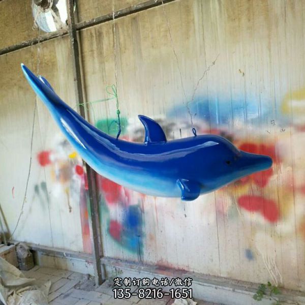 玻璃鋼樹脂海豚組合雕塑海洋館公園景觀擺件小品（2）