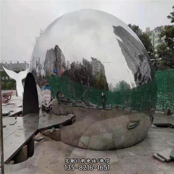 廣場(chǎng)大型創(chuàng)意景觀不銹鋼雕塑（5）