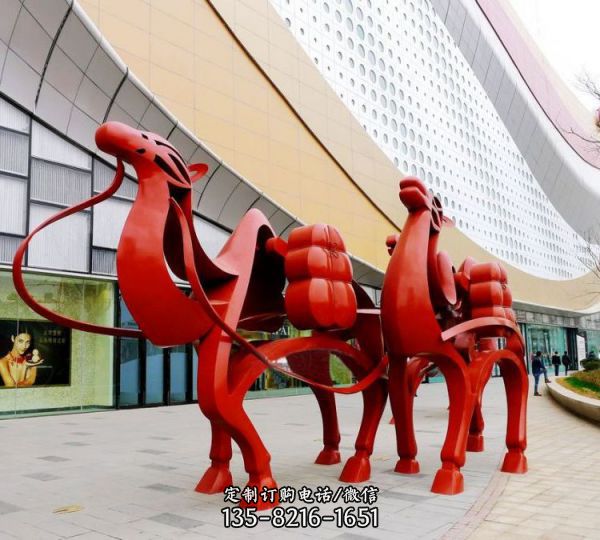 不銹鋼雕塑定制金屬創(chuàng)意戶(hù)外大型景觀動(dòng)物雕塑（1）