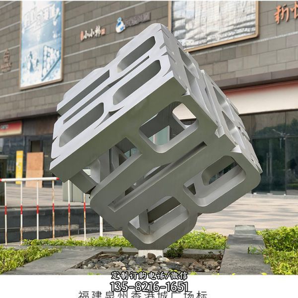 不銹鋼雕塑定制金屬創(chuàng)意戶(hù)外大型景觀動(dòng)物雕塑（4）