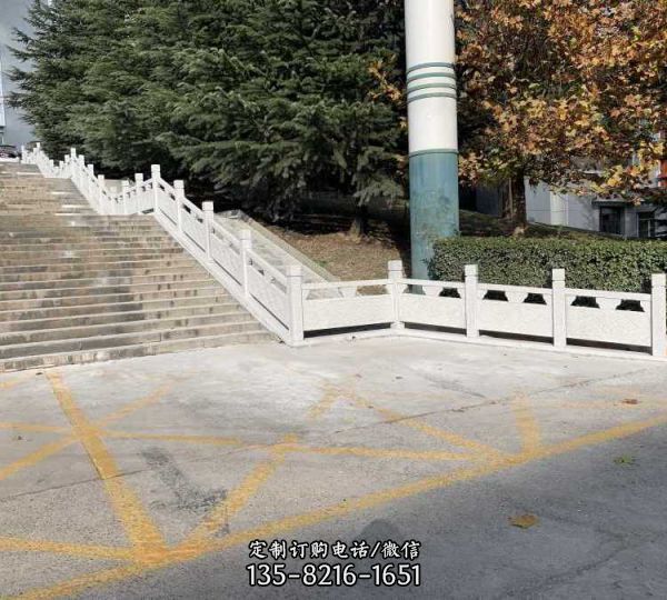 河道拱橋升旗臺裝飾大理石仿古景觀欄桿 （7）