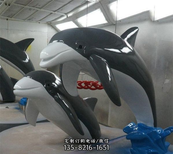 公園創意擺件玻璃鋼人物動物裝飾擺件（4）
