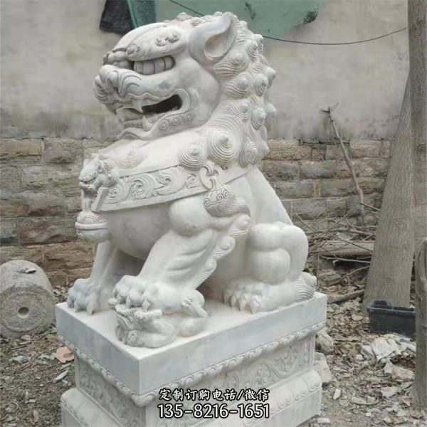  景區園林大理石石雕各種動物雕塑擺件（1）
