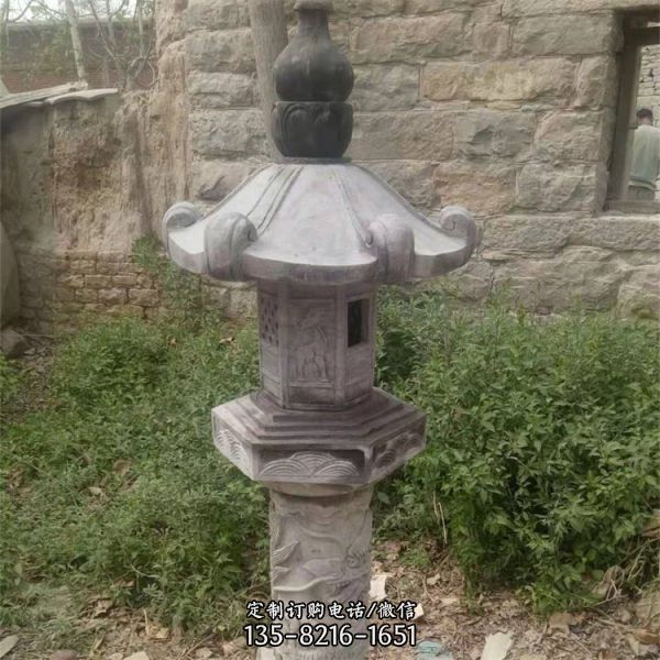 中式仿古大理石雕燈塔（2）