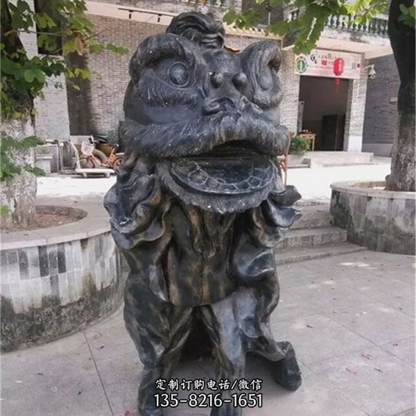 玻璃鋼仿銅古代民俗人物雕塑園林景區小品（4）