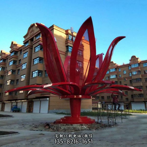 大型戶外不銹鋼鏡面景觀雕塑（9）