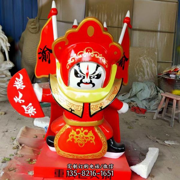 商場公園玻璃鋼動漫卡通公仔雕塑（3）
