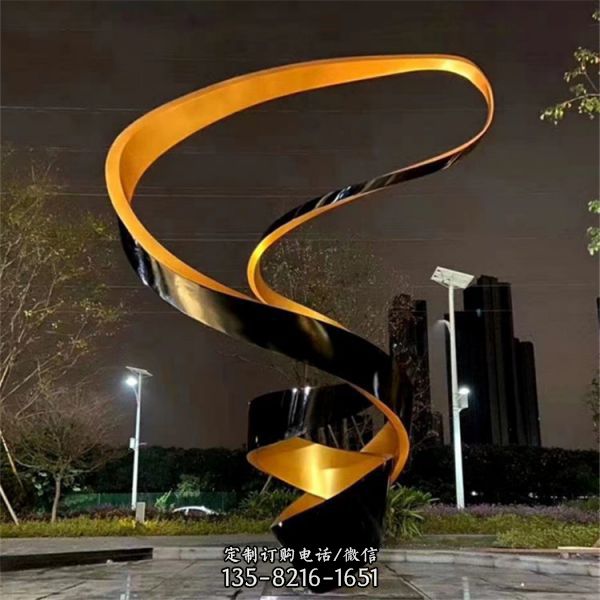玻璃鋼戶外抽象彩繪園林景觀擺件雕塑（4）