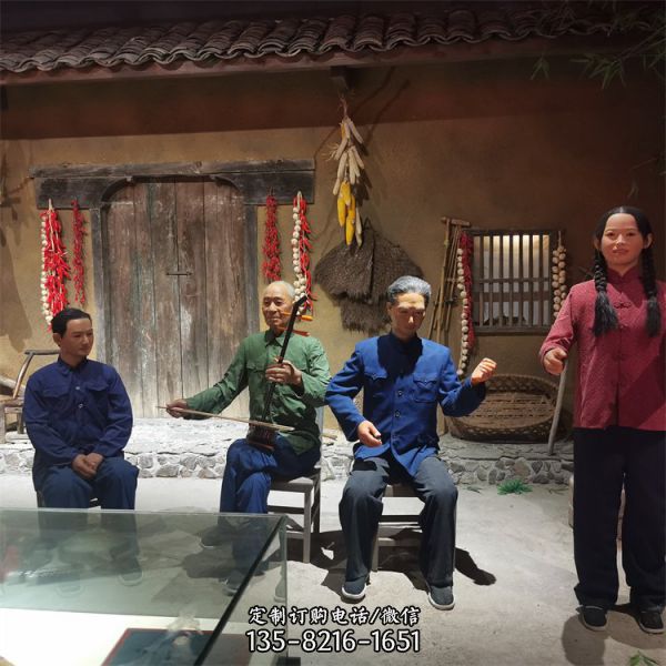 蠟人硅膠像雕塑展館人物匠心工藝（2）