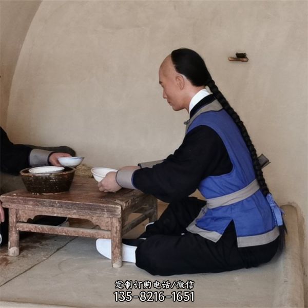 蠟人硅膠像雕塑展館人物匠心工藝（3）