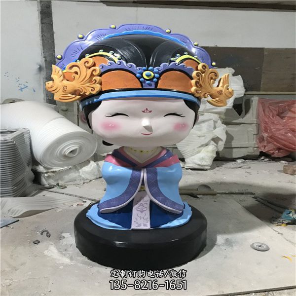 游樂園擺放玻璃鋼卡通人物雕塑（5）