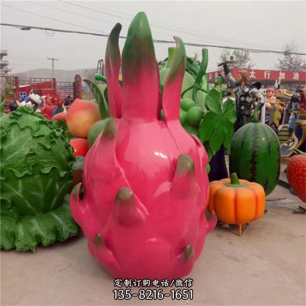 玻璃鋼農(nóng)場(chǎng)擺放仿真蔬菜水果雕塑（6）
