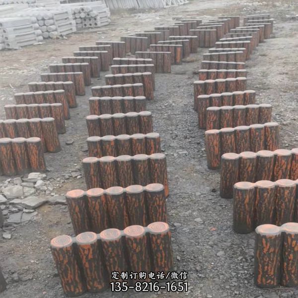 水泥仿石仿木欄桿 花崗巖護(hù)欄（2）