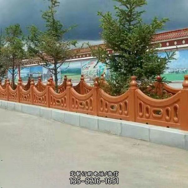 水泥仿石仿木欄桿 花崗巖護(hù)欄（5）